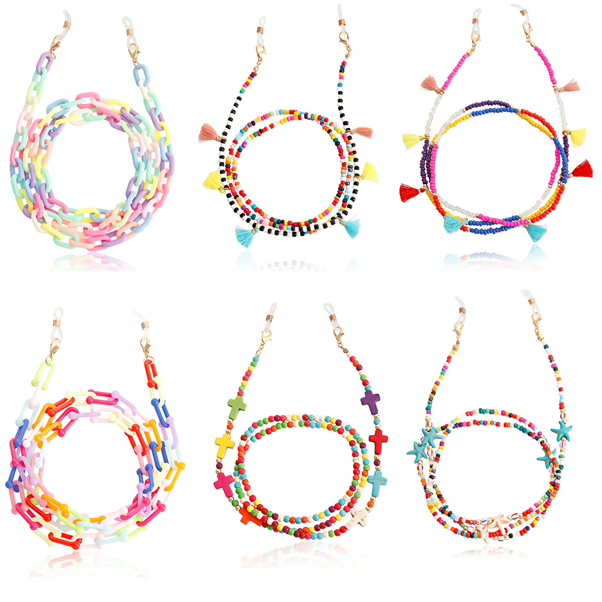 Sunglass Retainer Cord - Nieuwe Mode Glazen Ketting Dual-Gebruik Lanyard