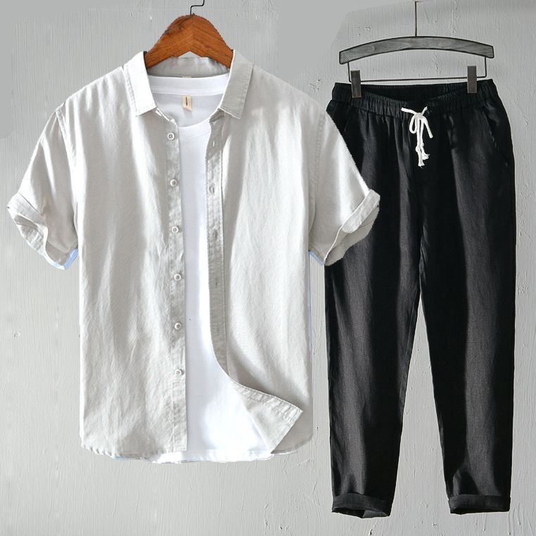 Linen Shirt Breathable - Echt superlaag! Zo'n deal! Herenshirt van